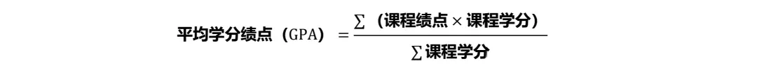绩点换算